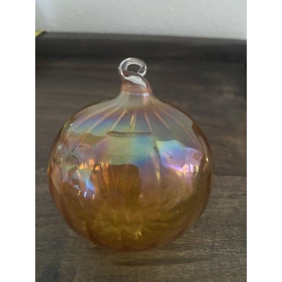 Christmas Glass Eye Hand Blown Glass Ornament - Picture 1 of 4